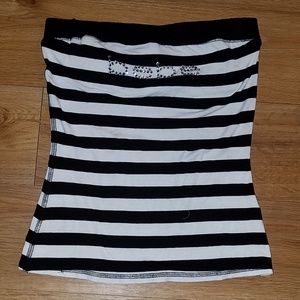 Bebe Stripe Tube Top
